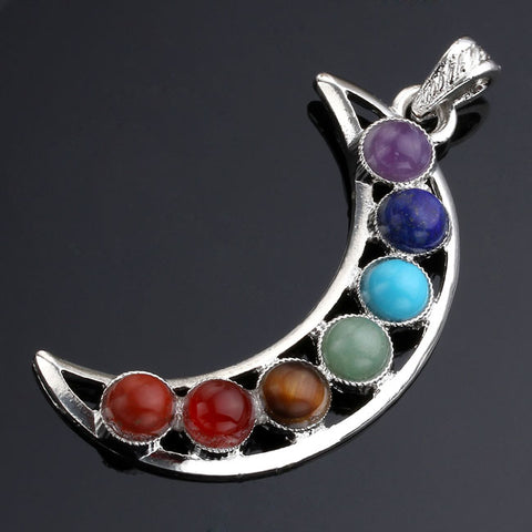 Crescent Moon Chakra Healing Stone