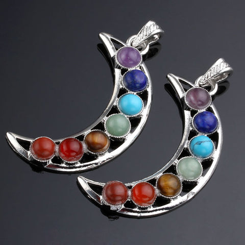 Crescent Moon Chakra Healing Stone