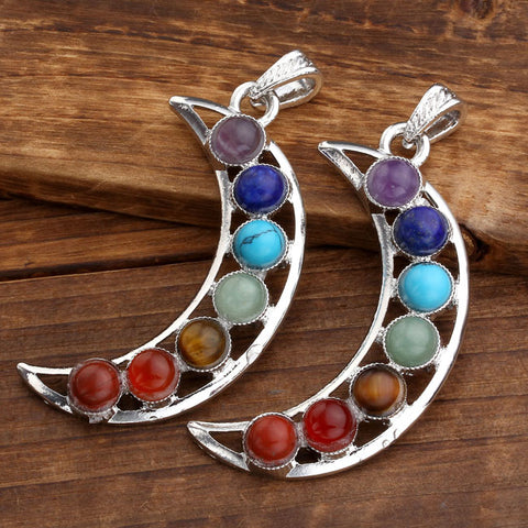 Crescent Moon Chakra Healing Stone