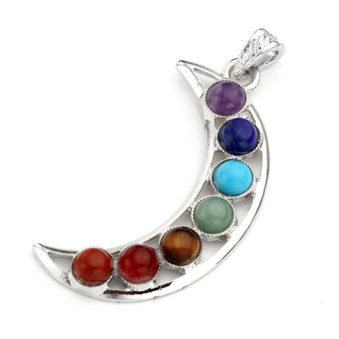 Crescent Moon Chakra Healing Stone